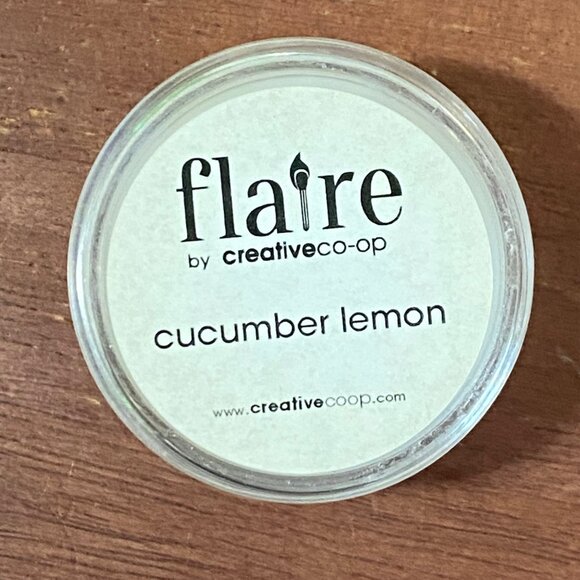 Flaire by Creative Co-Op Cucumber Lemon Scent Sample Wickless Candle Lot of 24 - Picture 3 of 4